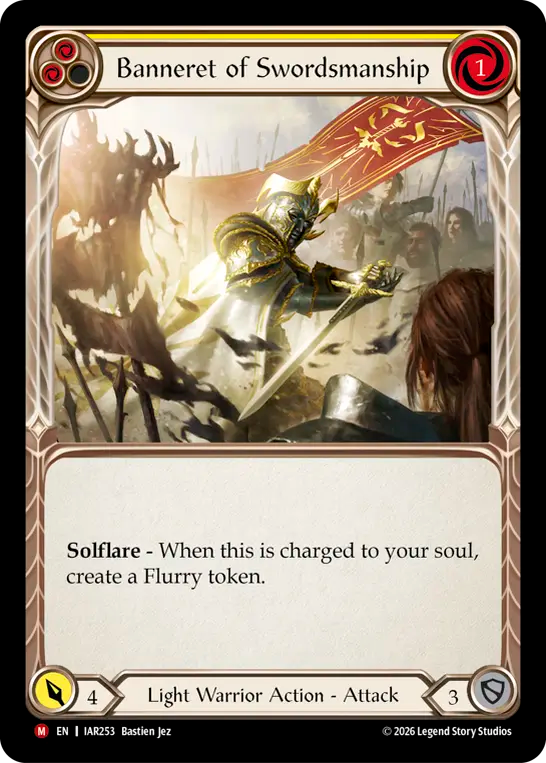 Banneret of Swordsmanship (Yellow) IAR253 (Usurp the Shadow Throne)
