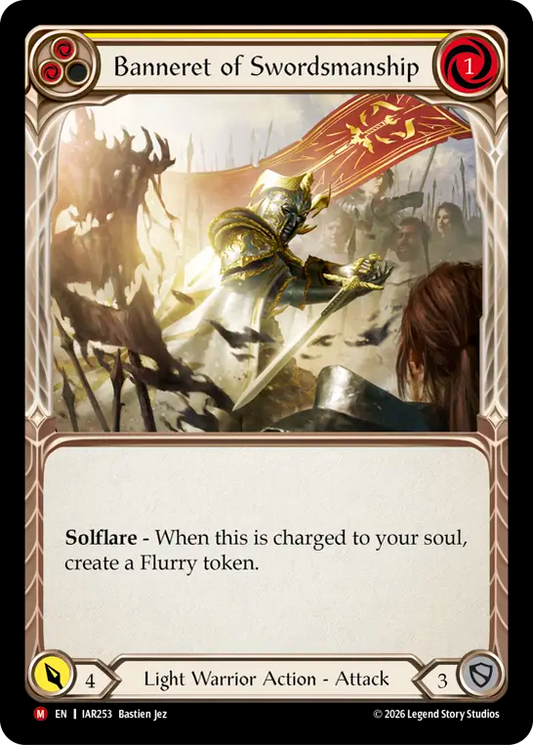 Banneret of Swordsmanship (Yellow) IAR253 (Usurp the Shadow Throne)
