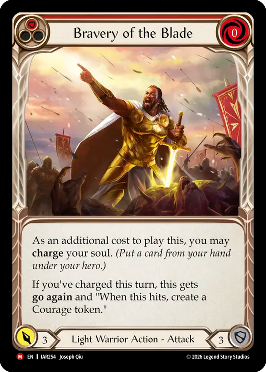 Bravery of the Blade (Red) IAR254 (Usurp the Shadow Throne)