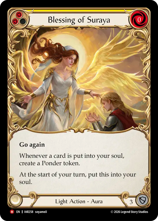 Blessing of Suraya (Yellow) IAR258 (Usurp the Shadow Throne)