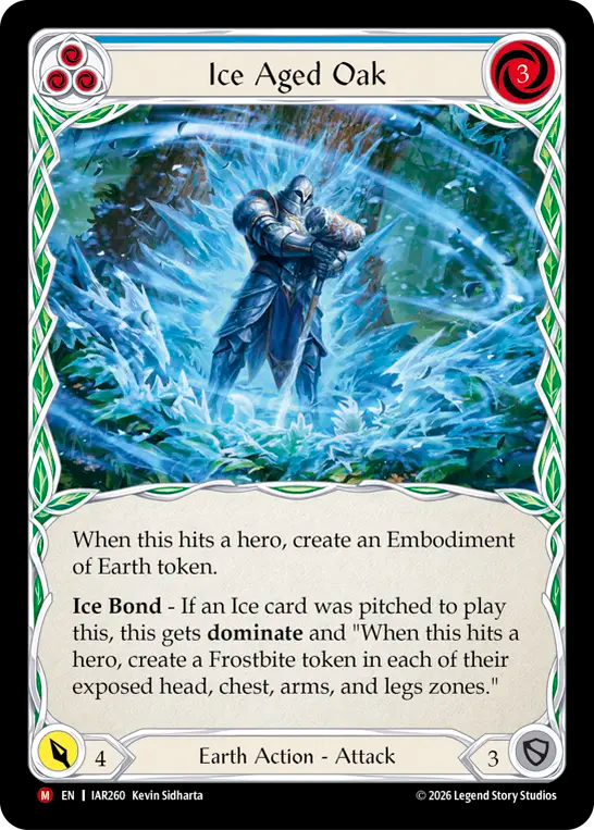 Ice Aged Oak (Blue) IAR260 (Usurp the Shadow Throne)