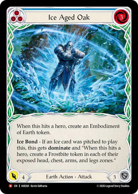 Ice Aged Oak (Blue) IAR260 (Usurp the Shadow Throne)