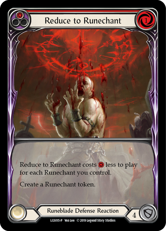 Reduce to Runechant Extended Art (Red) LGS015 (Promo)