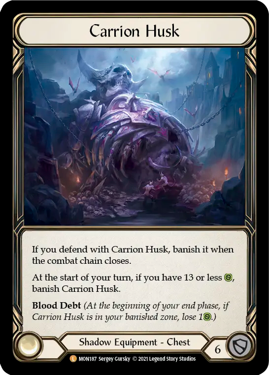 Carrion Husk Cold Foil MON187 (Monarch)