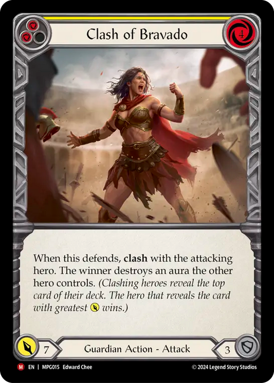 Clash of Bravado (Yellow) MPG015 (Mastery Pack Guardian)