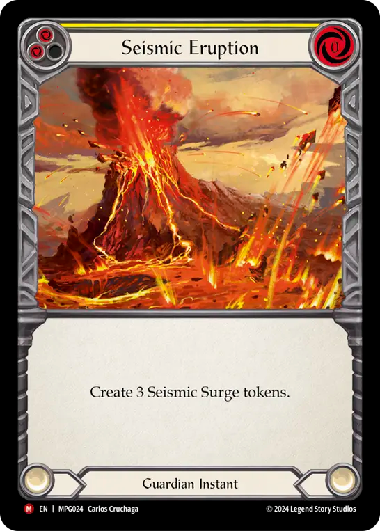 Seismic Eruption (Yellow) MPG024 (Mastery Pack Guardian)
