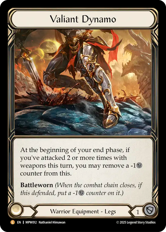 Valiant Dynamo Rainbow Foil MPW012 (Mastery Pack Warrior)