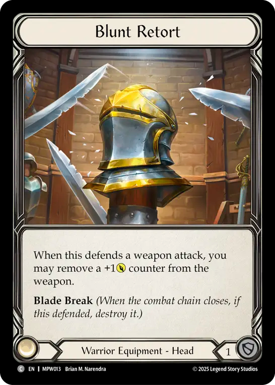 Blunt Retort MPW013 (Mastery Pack Warrior)