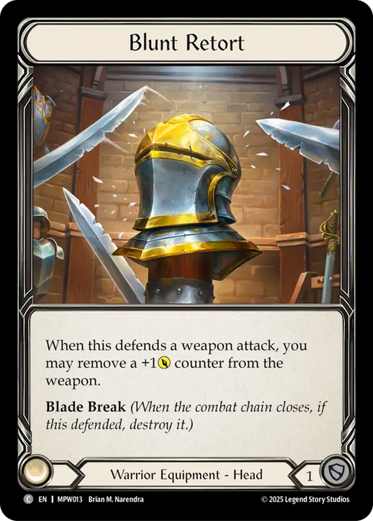 Blunt Retort MPW013 (Mastery Pack Warrior)