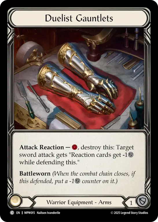 Duelist Gauntlets MPW015 (Mastery Pack Warrior)