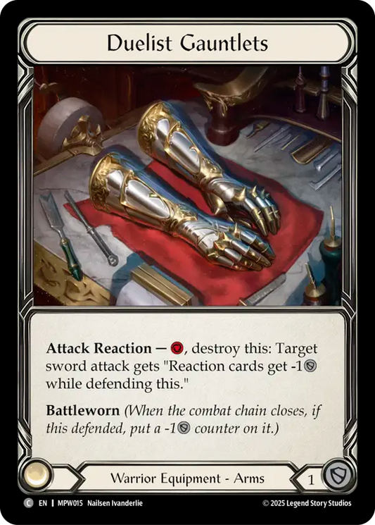 Duelist Gauntlets MPW015 (Mastery Pack Warrior)