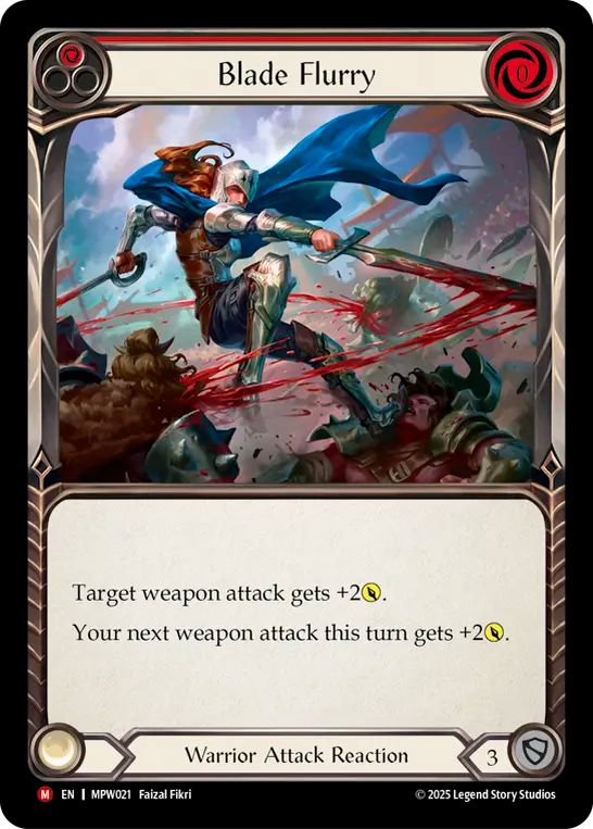Blade Flurry (Red) MPW021 (Mastery Pack Warrior)