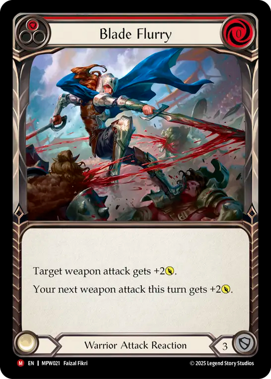 Blade Flurry (Red) MPW021 (Mastery Pack Warrior)