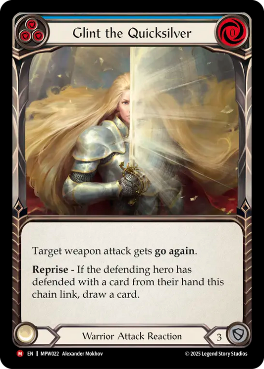 Glint the Quicksilver (Blue) MPW022 (Mastery Pack Warrior)