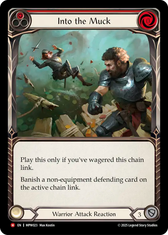 Into the Muck (Red) MPW023 (Mastery Pack Warrior)