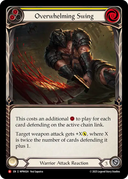 Overwhelming Swing (Yellow) MPW024 (Mastery Pack Warrior)