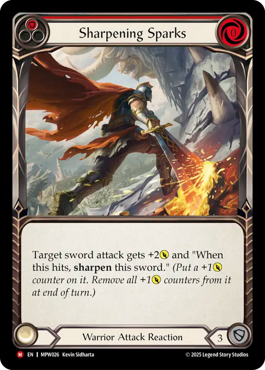 Sharpening Sparks (Red) MPW026 (Mastery Pack Warrior)