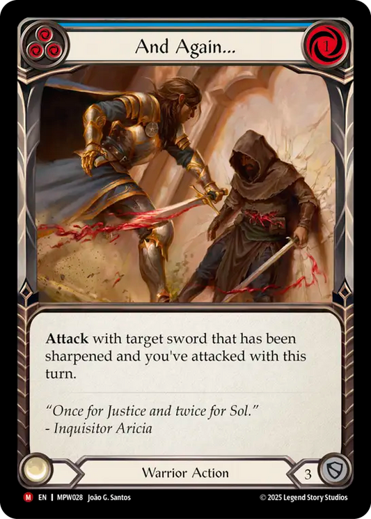 And Again... (Blue) MPW028 (Mastery Pack Warrior)
