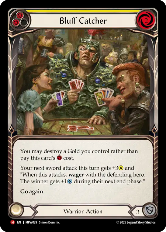 Bluff Catcher (Yellow) MPW029 (Mastery Pack Warrior)