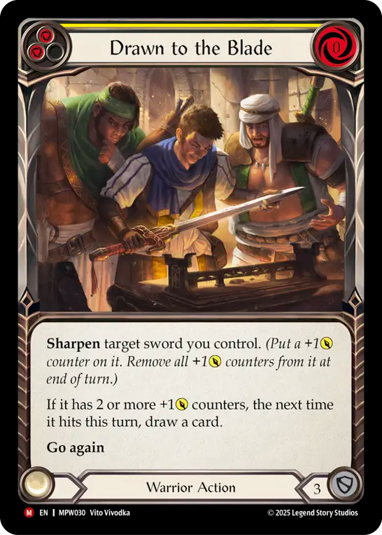 Drawn to the Blade (Yellow) MPW030 (Mastery Pack Warrior)