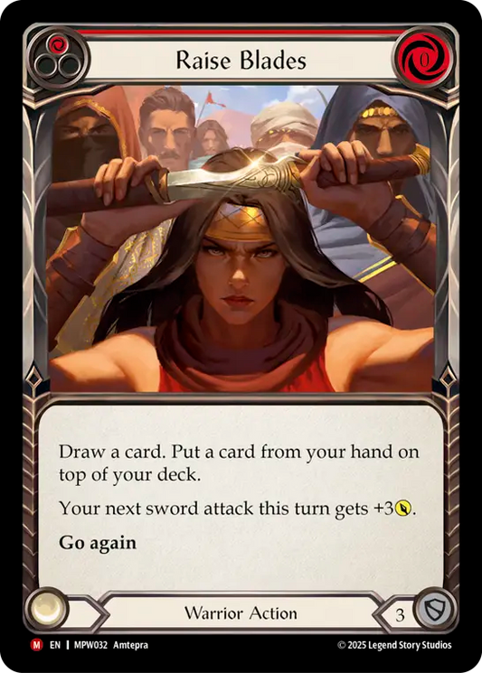 Raise Blades (Red) MPW032 (Mastery Pack Warrior)