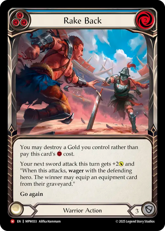 Rake Back (Blue) MPW033 (Mastery Pack Warrior)
