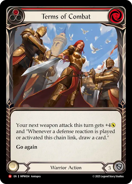 Terms of Combat (Red) MPW034 (Mastery Pack Warrior)