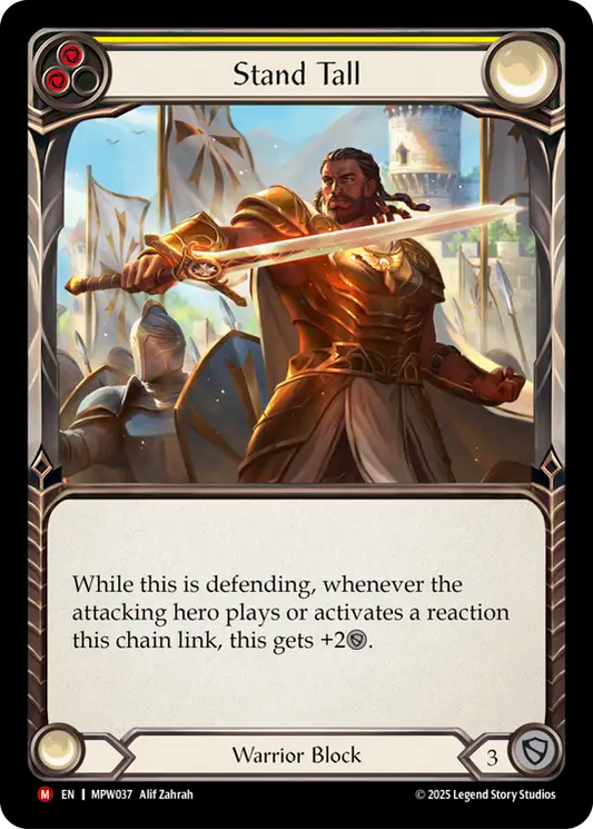 Stand Tall (Yellow) MPW037 (Mastery Pack Warrior)