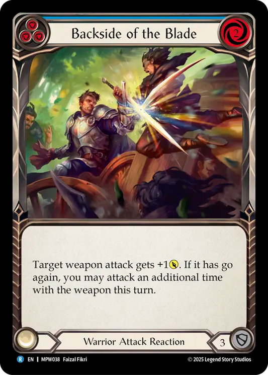 Backside of the Blade (Blue) MPW038 (Mastery Pack Warrior)
