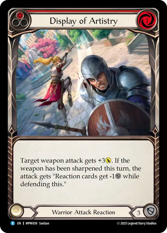 Display of Artistry (Red) MPW039 (Mastery Pack Warrior)