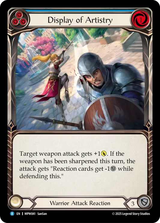 Display of Artistry (Blue) MPW041 (Mastery Pack Warrior)