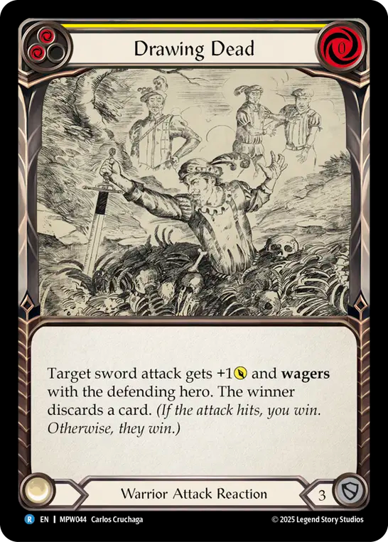 Drawing Dead (Yellow) MPW044 (Mastery Pack Warrior)