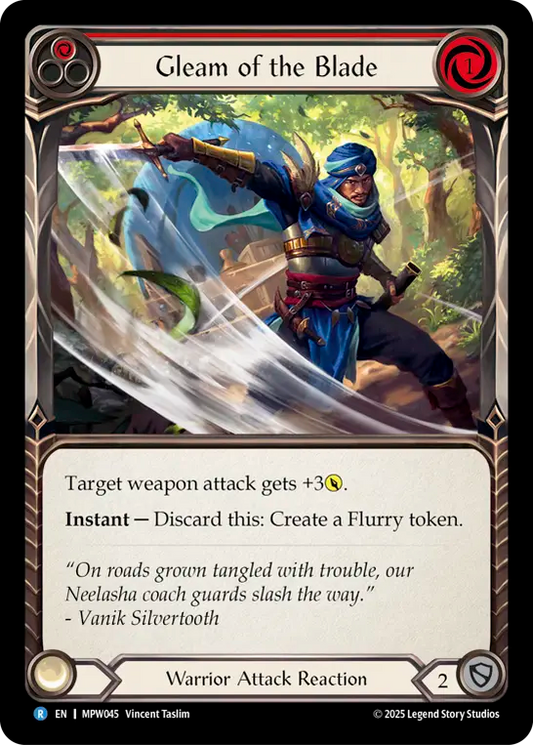 Gleam of the Blade (Red) MPW045 (Mastery Pack Warrior)