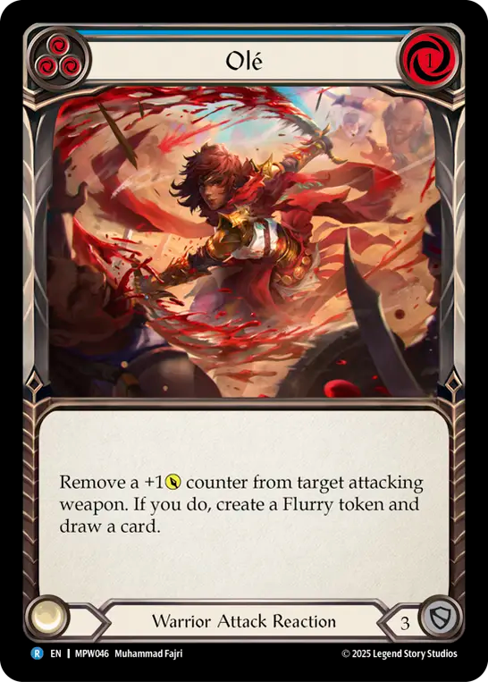 Olé Rainbow Foil (Blue) MPW046 (Mastery Pack Warrior)