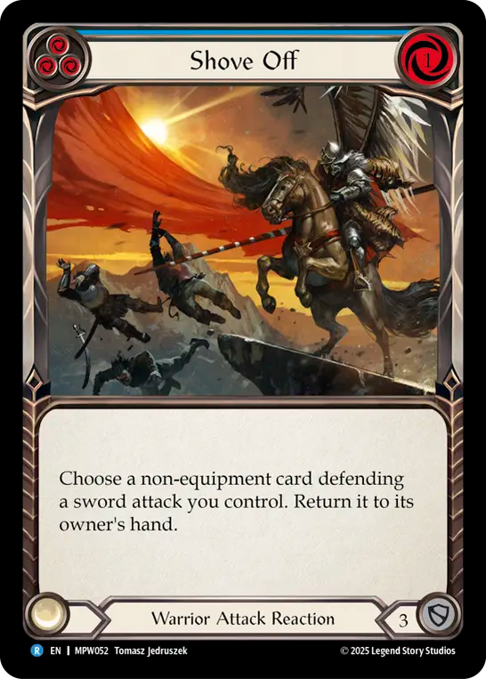 Shove Off (Blue) MPW052 (Mastery Pack Warrior)