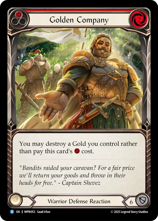 Golden Company (Red) MPW053 (Mastery Pack Warrior)