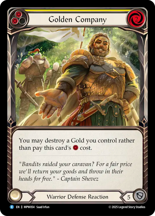 Golden Company Rainbow Foil (Yellow) MPW054 (Mastery Pack Warrior)
