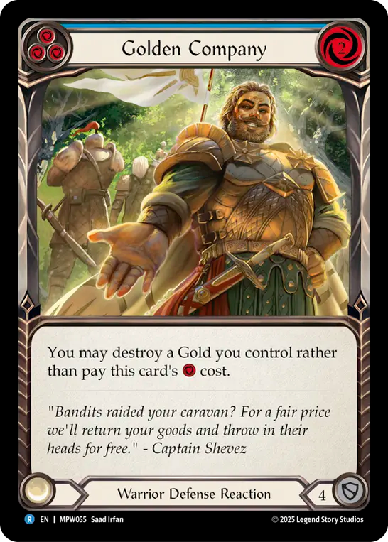 Golden Company (Blue) MPW055 (Mastery Pack Warrior)