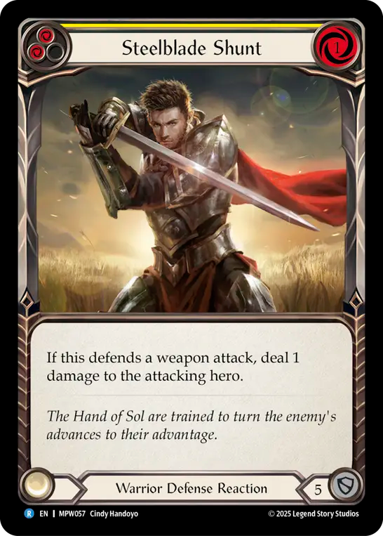 Steelblade Shunt (Yellow) MPW057 (Mastery Pack Warrior)
