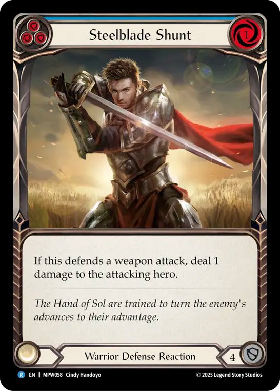 Steelblade Shunt (Blue) MPW058 (Mastery Pack Warrior)