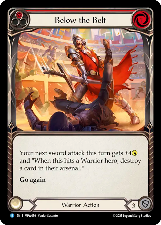 Below the Belt (Red) MPW059 (Mastery Pack Warrior)