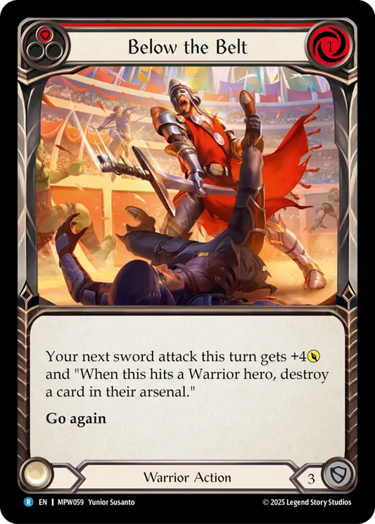 Below the Belt (Red) MPW059 (Mastery Pack Warrior)
