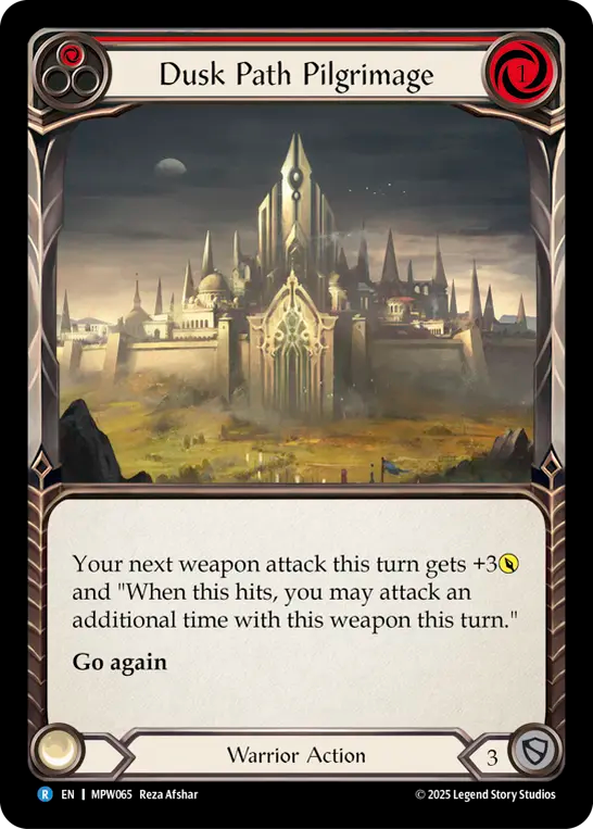Dusk Path Pilgrimage (Red) MPW065 (Mastery Pack Warrior)