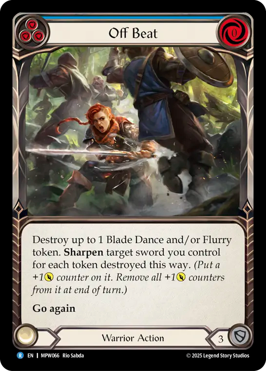 Off Beat (Blue) MPW066 (Mastery Pack Warrior)
