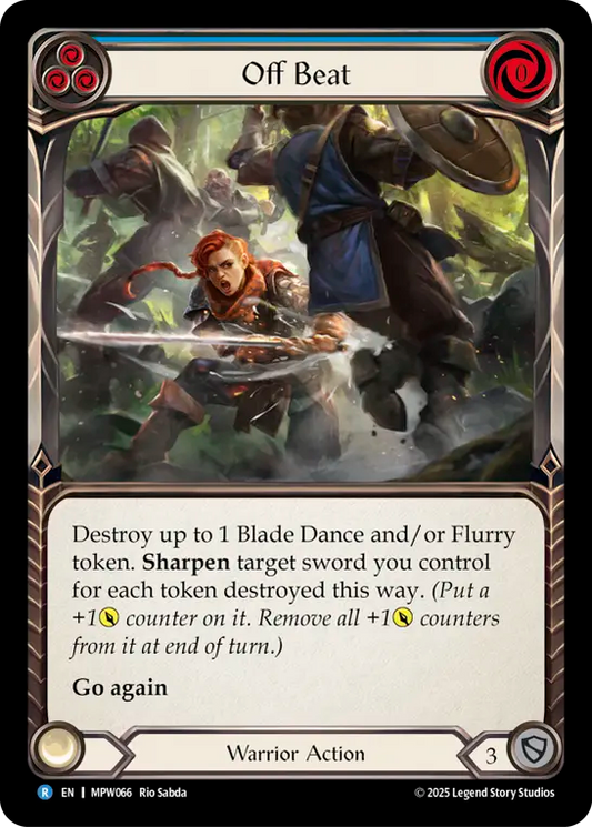 Off Beat (Blue) MPW066 (Mastery Pack Warrior)