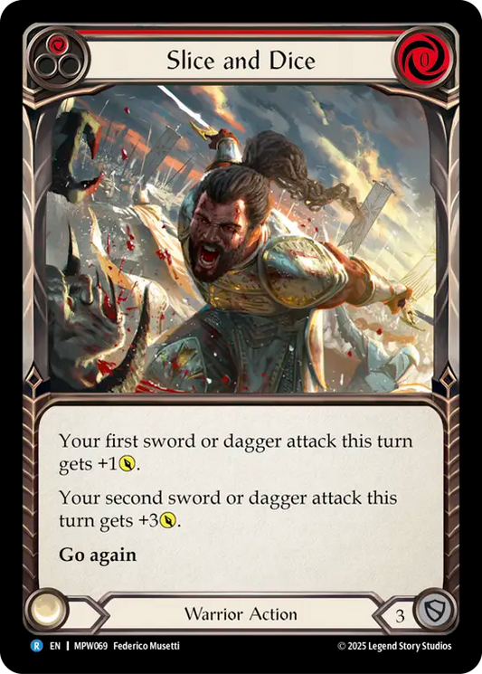 Slice and Dice (Red) MPW069 (Mastery Pack Warrior)
