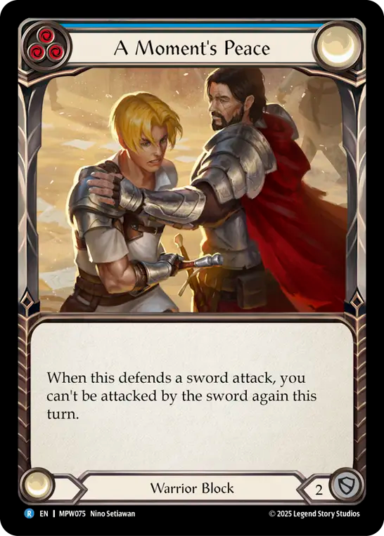 A Moment's Peace (Blue) MPW075 (Mastery Pack Warrior)