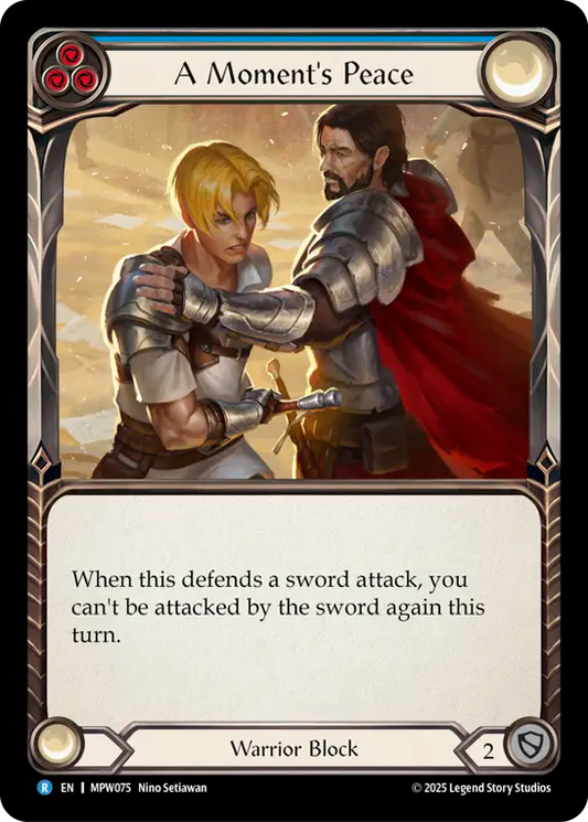 A Moment's Peace Rainbow Foil (Blue) MPW075 (Mastery Pack Warrior)