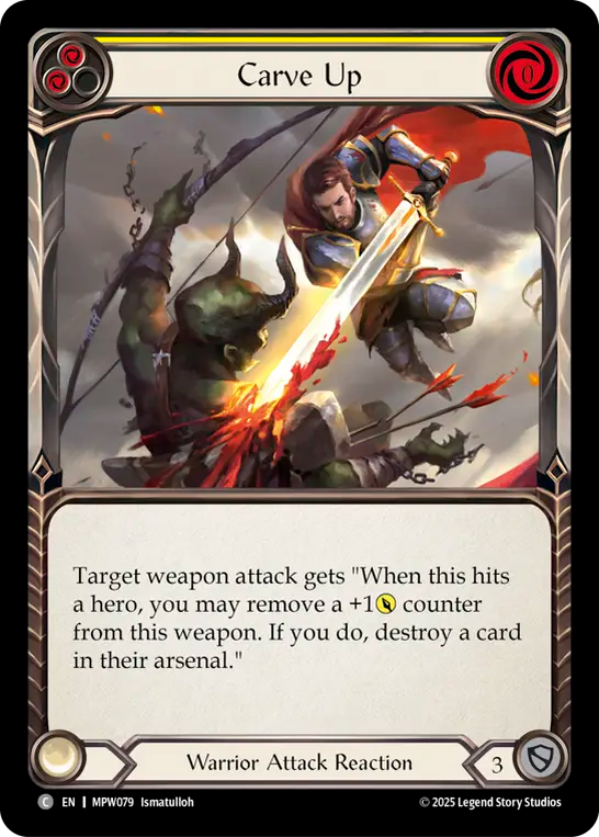 Carve Up (Yellow) MPW079 (Mastery Pack Warrior)