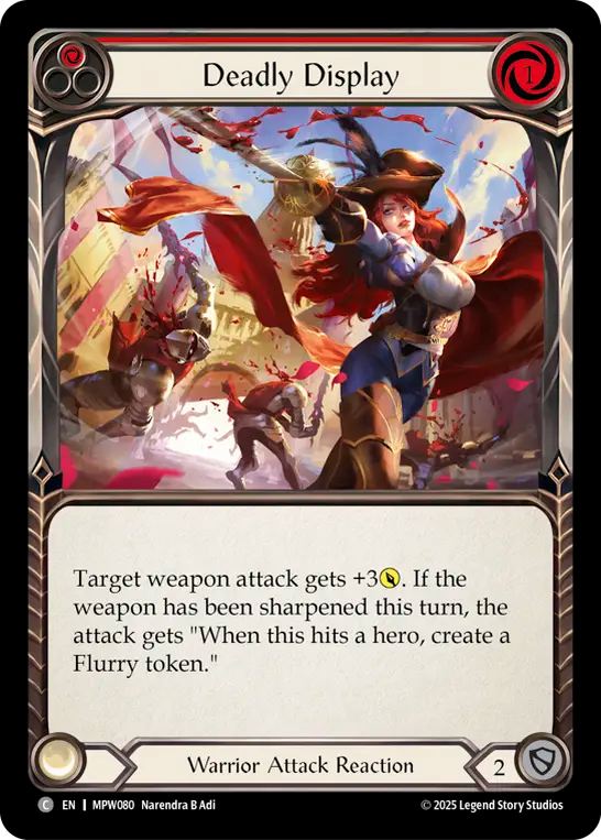 Deadly Display (Red) MPW080 (Mastery Pack Warrior)